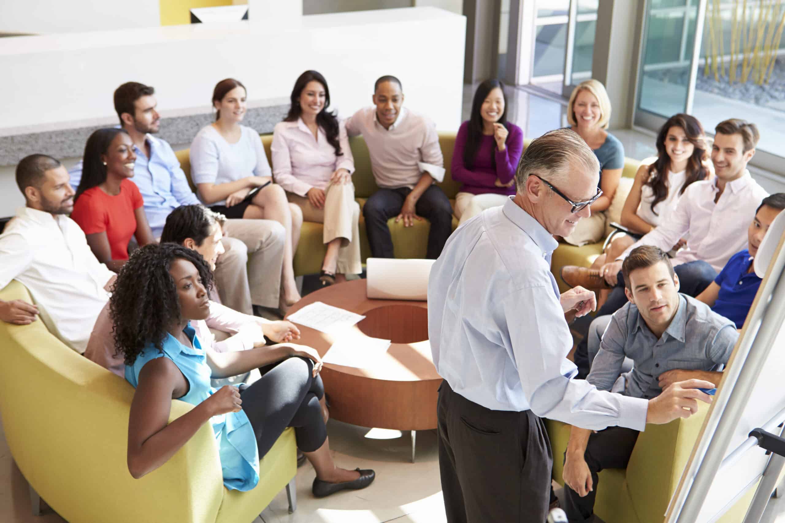 diverse group of professionals